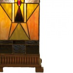 Lampa Tiffany Geometry 18x18x45 cm, Clayre & Eef